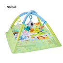 Tapete de Atividades Baby Enlightenment para Engatinhar, Cobertor Educativo, Brinquedo de Ginásio, Tapete Multifuncional com Cercadinho, Brinquedo para Exercícios e Fitness