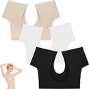 Camiseta com Absorventes de Suor para Axilas Feminina, Protetor de Transpiração para Mulheres e Meninas, Camisa à Prova de Suor Lavável