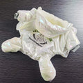 Roupas de Cachorro de Estimação Inverno Roupas Quentes para Cães Pequenos Casaco para Filhotes Macacão Acolchoado Impermeável Jaqueta de Penas para Cães Forrada com Algodão