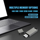 Pen Drive USB 2.0 128GB 64GB 32GB 16GB 8GB 4GB Expansão de Armazenamento para Fotos, Vídeos, Música e Arquivos