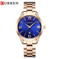 Relógio CURREN de Ouro Feminino Relógios de Pulso Criativos de Aço Pulseira Feminina Relógio Mulher Relógio Feminino Montre Femme