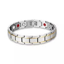 Pulseira Terapêutica de Força Masculina Estilosa e Moderna Ajustável Saúde Dormir Melhor Energia Pulseiras Bio Magnéticas Braceletes para Presente Masculino