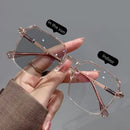 Óculos de Presbiopia Fotocrômicos, Armação Grande, Óculos de Moda Anti-luz Azul para Homens e Mulheres, Óculos de Leitura e Óculos de Sol ao Ar Livre