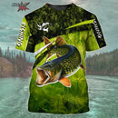 Camiseta Masculina Oversized de Manga Curta com Estampa 3D de Pesca Roupas de Pesca ao Ar Livre Top de Manga Curta