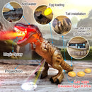 Brinquedo Elétrico Dinossauro Robô Grande Tamanho Andante que Bate Ovos para Crianças com Luz, Som e Dinossauros Mecânicos Modelo de Brinquedos