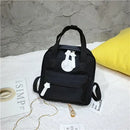 Mochilas para Crianças 2022 Nova Mochila Escolar para Meninas Mochila Retrô Feminina Mini Mochila Moda Cor Sólida Mochilas Pequenas para Estudantes
