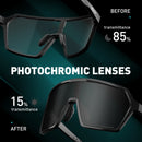 Óculos de Sol Fotocromáticos SCVCN Hot Cycling UV400 para Ciclismo MTB, Óculos Esportivos ao Ar Livre para Bicicleta, Homens e Mulheres, Caminhadas