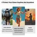 Suporte de Tecido Patelar de Joelho em PVC Ajustável, Faixa para Tendão, Almofadas de Compressão, Absorção de Impacto, Proteção Esportiva