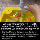 Brinquedo Infantil Cozinha com Pia Elétrica Lava-Louças, Água Corrente, Brinquedo de Fingir, Pescaria de Comidas, Presente para Meninas