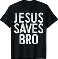 Camiseta Cristã Jesus É Rei Versículo Bíblico para Homens e Mulheres Estilo Unissex Clássica de Mangas Curtas