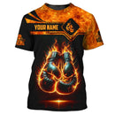 Camiseta Personalizada de Boxe com Nome Roupas Masculinas Camisetas de Luta Muay Thai Legais Camisetas 3D Impressas Personalidade Boxes Esporte Fitness Tee Top