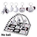 Tapete de Atividades Infantil Baby Fitness Frame Multifunções, Cerca Educativa para Bebês, Tapete para Engatinhar, Tapete de Brincar, Tapete de Atividades para Tummy Time