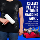 Rolo Removedor de Pelos de Animais - Removedor de Pelos de Cães e Gatos com Base Autolimpante - Ferramenta Eficiente de Remoção de Pelos de Animais - Perfeito para Móveis