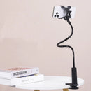 Suporte para Celular, Suporte de Mesa Flexível para Cama com Braço Longo Ajustável de 360 Graus e Clipe, Suporte para Telefone