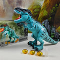 Brinquedo Elétrico Dinossauro Robô Grande Tamanho Andante que Bate Ovos para Crianças com Luz, Som e Dinossauros Mecânicos Modelo de Brinquedos
