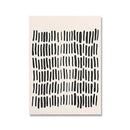 Arte de Parede Abstrata Moderna Geométrica de Meados do Século Arcos Pretos Poster em Lona HD Decoração para Sala de Estar e Quarto