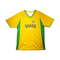 Camiseta Esportiva da Seleção Brasileira de Futebol Masculina, Solta, de Secagem Rápida, Respirável, de Manga Curta, para Verão, T-shirt Masculina para Fitness ao Ar Livre