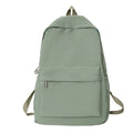 Mochila Casual Simples de Cor Sólida, Leve e para Estudantes do Ensino Médio, Mochila Multifuncional Adequada para Viagem e Escola