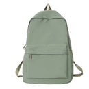 Mochila Casual Simples de Cor Sólida, Leve e para Estudantes do Ensino Médio, Mochila Multifuncional Adequada para Viagem e Escola
