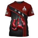 Camisetas Gráficas de Boxe Fashion Para Homens Tendência de Verão Manga Curta Camisetas Esportivas Estampadas em 3D Soltas de Secagem Rápida e Respiráveis