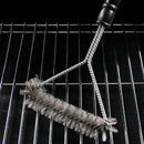 Escova de Churrasqueira Grill BBQ Ferramenta de Limpeza Acessórios para Churrasco Cerdas de Aço Inoxidável Escovas de Limpeza Antiaderentes Acessórios para Churrasco