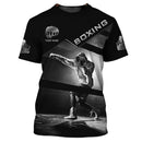 Camiseta Personalizada de Boxe com Nome Roupas Masculinas Camisetas de Luta Muay Thai Legais Camisetas 3D Impressas Personalidade Boxes Esporte Fitness Tee Top