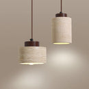 Iluminação de cabeceira de quarto wabi-sabi de designer moderno japonês, bar B&B, lustre de pedra amarela em caverna, lâmpada pendente de fio na cabeceira