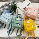Mochilas para Crianças 2022 Nova Mochila Escolar para Meninas Mochila Retrô Feminina Mini Mochila Moda Cor Sólida Mochilas Pequenas para Estudantes