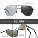 CLLOIO Folding Photochromic Sunglasses Men Women Polarized Driving Sun Glasses Chameleon Anti-glare Sport Oculos de sol