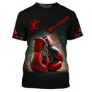 Camisetas Gráficas de Boxe Fashion Para Homens Tendência de Verão Manga Curta Camisetas Esportivas Estampadas em 3D Soltas de Secagem Rápida e Respiráveis