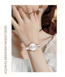 Relógio de Pulso Feminino NIBOSI de Luxo com Pulseira de Cerâmica, Relógio Criativo para Mulheres, Relógio de Diamante Feminino com Quartz
