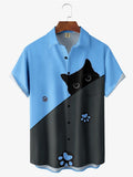 Camisetas Gráficas de Gato Fofo em Estilo Cartoon para Homens e Mulheres Tendência Verão Manga Curta Blusa Estampada 3D Streetwear Legal Y2k Harajuku Tops