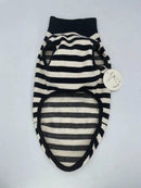 Roupas de cachorro na moda colete camiseta roupas listradas de cachorro roupas de algodão puro para cães pequenos e grandes camisa