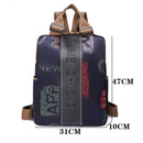 Mochilas de Designer de Moda Feminina Mochila de Lona Bolsa Feminina Grande Bolsa de Viagem Mochila Escolar Para Estudantes Universitárias Bolsa de Ombro Sac