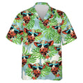 Camisas Engraçadas e Legais de Vaca Roupas Masculinas Camisa de Botão com Lapela Havaiana Estampa 3D Casual Moda Padrão de Personalidade Blusa na Moda