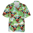 Camisas Engraçadas e Legais de Vaca Roupas Masculinas Camisa de Botão com Lapela Havaiana Estampa 3D Casual Moda Padrão de Personalidade Blusa na Moda
