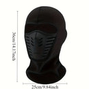 1 máscara de inverno masculina, máscara de esqui para vento e frio, máscara de rosto inteira de inverno, adequada para ciclismo, esqui e outros esportes