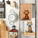 Conjunto de 2 Panos de Prato Divertidos com Gatos, Toalhas de Cozinha, Toalhas de Mão, Toalhas Decorativas para Cozinha, Presentes para Vizinhos, Presentes de Casa Nova Aconchegantes para Amigos, Presentes para Mãe, Presentes de Aniversário para Amigos.