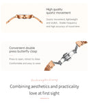 Relógio de Pulso Feminino NIBOSI de Luxo com Pulseira de Cerâmica, Relógio Criativo para Mulheres, Relógio de Diamante Feminino com Quartz