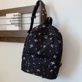 Mochila de Volta às Aulas com Estampa Divertida de Laço, Conforto Matelassê e Sistema de Organização com Múltiplos Bolsos para a Vida Universitária das Mulheres