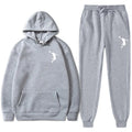 Conjunto de 2 Peças de Agasalho Esportivo de Basquete Marca Moletom Calça Moletom Masculino Feminino Conjunto de Treino Moda Casual Roupas Esportivas com Capuz Sudadera Hombre