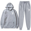 Conjunto de 2 Peças de Agasalho Esportivo de Basquete Marca Moletom Calça Moletom Masculino Feminino Conjunto de Treino Moda Casual Roupas Esportivas com Capuz Sudadera Hombre