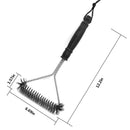 Escova de Churrasqueira Grill BBQ Ferramenta de Limpeza Acessórios para Churrasco Cerdas de Aço Inoxidável Escovas de Limpeza Antiaderentes Acessórios para Churrasco