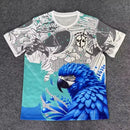 Camisa de Futebol de Manga Curta Temporada Brasil Masculina Feminina Pai e Filho Amor Circuitjersey Camisa de Esporte Confortável Equipe MOTO