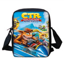 Mochilas Infantis Cartoon Crash Bandicoots Bolsa de Ombro Estojo de Lápis Mochilas Escolares de Grande Capacidade para Meninos e Meninas Melhor Presente
