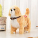 Brinquedos de Cachorro Robô Filhote Interativo Animal de Pelúcia Eletrônico Controle de Som Andar Latir Ursinho Elétrico Controle ao Toque Música Presente para Criança