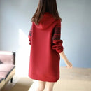 Moletom com Capuz Feminino Primavera e Outono, Top Solto e Amplo com Estampa, Roupas Populares Coreanas, Estilo Y2k, Moletons Diferenciados