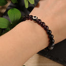 pulseiras de olho para mulheres fofas primavera verão férias na praia joias contas de pedra natural pulseiras contas roxas pretas cinza