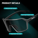 Óculos de Sol Fotocromáticos SCVCN Hot Cycling UV400 para Ciclismo MTB, Óculos Esportivos ao Ar Livre para Bicicleta, Homens e Mulheres, Caminhadas