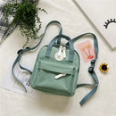 Mochilas para Crianças 2022 Nova Mochila Escolar para Meninas Mochila Retrô Feminina Mini Mochila Moda Cor Sólida Mochilas Pequenas para Estudantes